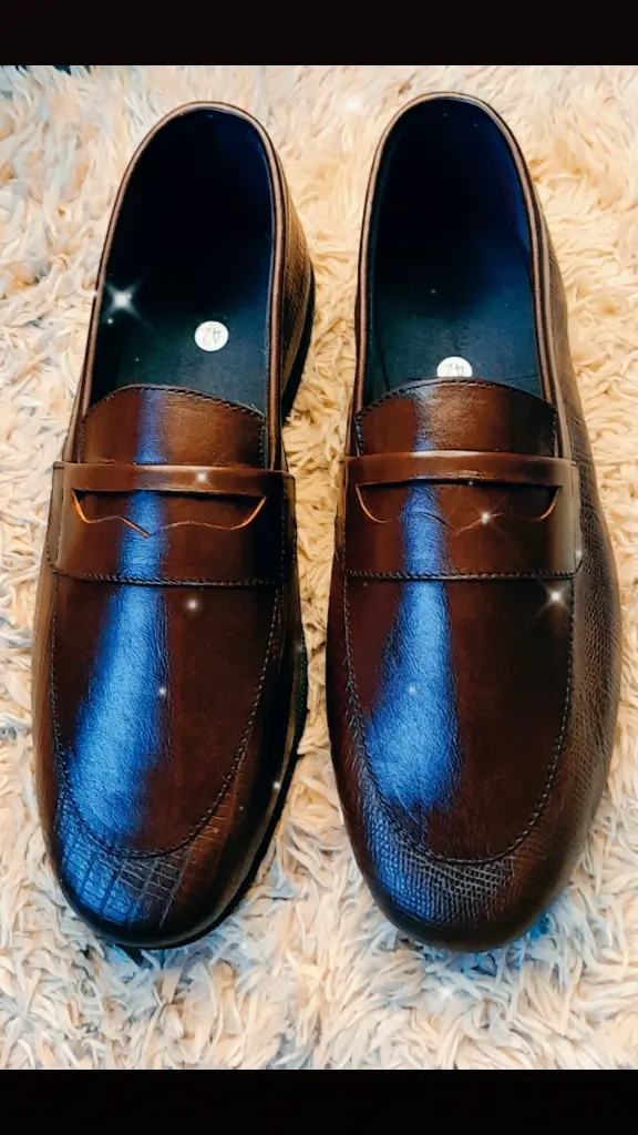 Mocassins élégants en cuir made in Sénégal